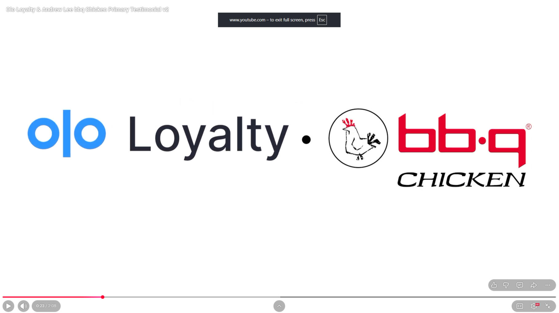 Olo Loyalty & bb.q Chicken